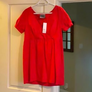 NWT Red Linen Sundress